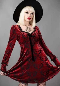 KILLSTAR | Sitri | LONG SLEEVE DRESS Gothic Genuine - Picture 1 of 10