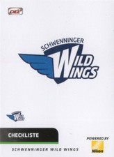 LED player cards * team set Schwenninger Wild Wings * season 2018-19 * 18-19