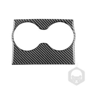 Carbon Fiber Rear Water Cup Holder Panel Trim for Chrysler 300/Dodge Charger - Foto 1 di 5
