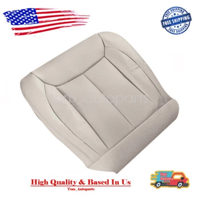 For 06-11 Cadillac DTS Front Driver Bottom Shale PERF Leather Seat Cover New Foto 1 de 4