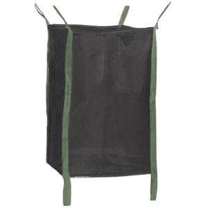Big Bag Holzbag Netz 100x100x160 luftdurchlässig transparent Kaminholz trocknen - Bild 1 von 3