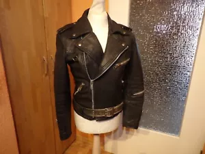 Krawehl Highway Police Motorrad Lederjacke Bikerjacke 80-90er Jahre Gr. 52 - Bild 1 von 15