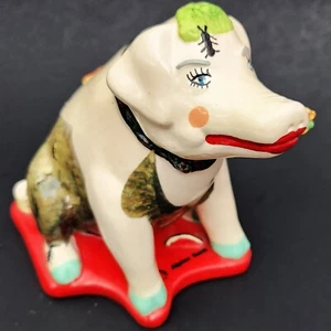 Alpine Bank Colorado Mascot Piggy bank coin Pig PIGNIC 78 0f 250 SIGNED - Picture 1 of 13
