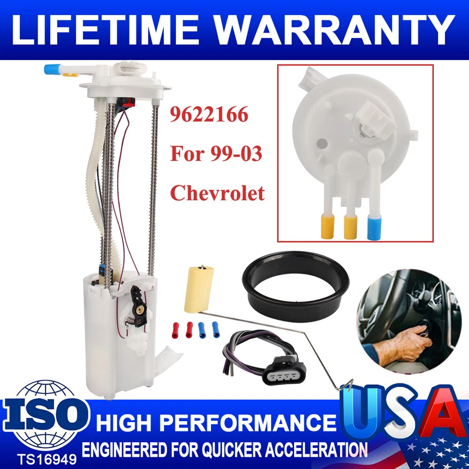 Fuel Pump Assembly for GMC Sierra Chevrolet Silverado 1500 2500 1999-2004 E3500m