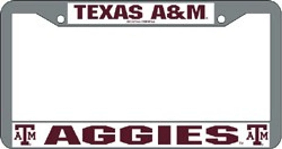 Рама номерного знака Texas A&M Aggies хромированная - Изображение 1 из 1