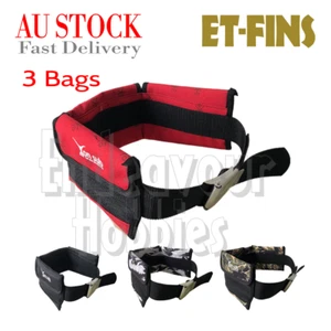Yonsub Scuba Diving Snorkelling Heavy Duty Weight Belt with 3 Pockets, AU Seller - Picture 1 of 6