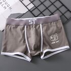 Grey Men's Cotton Boxer Briefs Underwear for Unmatched Comfort and Support
