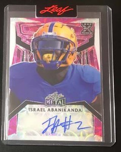 2023 Leaf Metal Auto Proof Portrait Pink Kaleidoscope Israel Abanikanda XRC 1/1