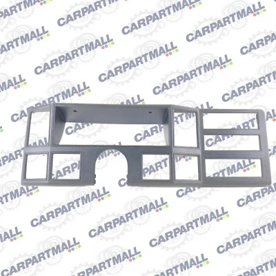 1984-1996 Jeep Cherokee Cluster Dash Panel Bezel Insert Trim Steering Radio Foto 1 de 4