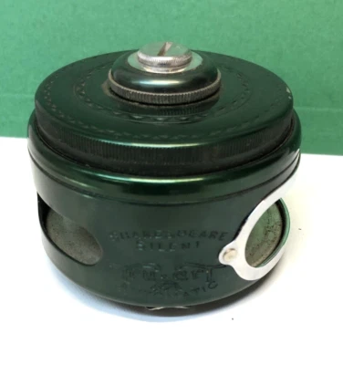 Carrete de mosca automático Shakespeare Silent Tru-Art #1837 modelo GB hecho en EE. UU. Foto 1 de 4