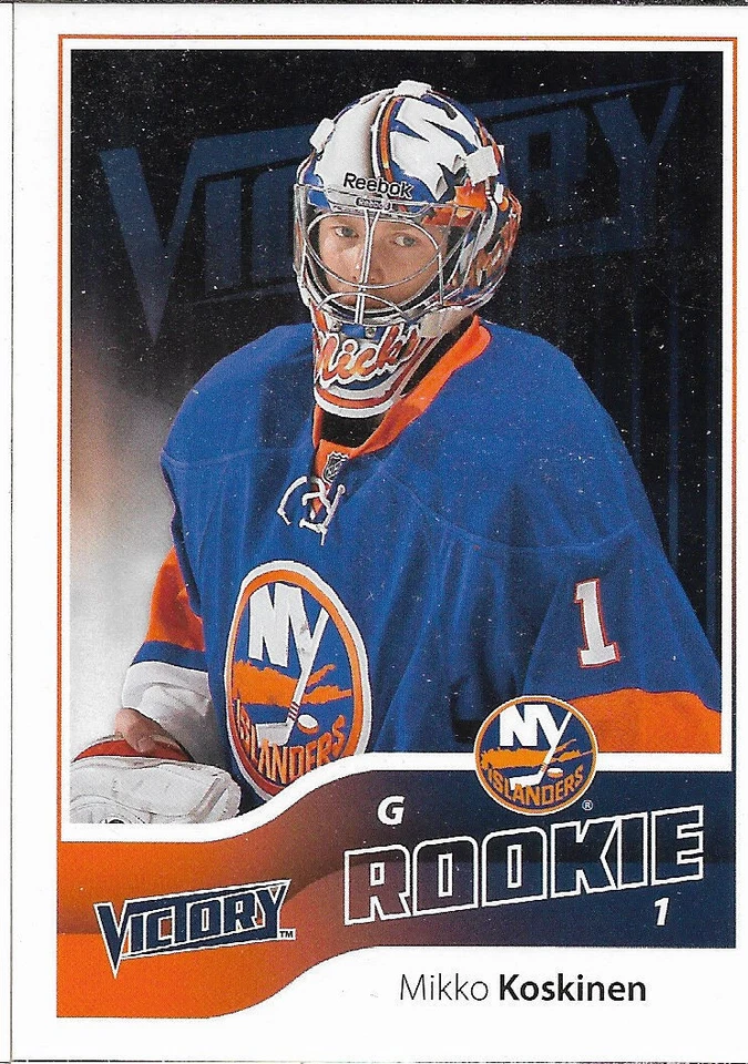 Mikko Koskinen 2011 Victory NHL ROOKIE Trading Card #227 New York Islanders - Image 1 of 1