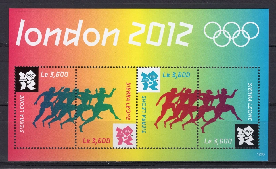 SIERRA LEONA 2012 Juegos Olímpicos - Londres, Inglaterra M1706 Foto 1 de 1