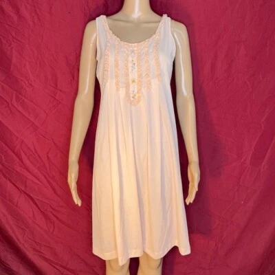 De Colección Años 50 Gossard Artemisa Encaje Floral Bordado Camisón Vestido para Dormir Mediano Foto 1 de 4