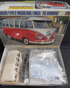 Volkswagen Type 2 Micro Bus (1963) '23-window' Hasegawa 1/24 plastic kit 21210 - Picture 1 of 5