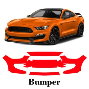 bumper PreCut PPF Paint Protection Film For Ford Mustang Shelby GT350 2016-2020 - Picture 1 of 6