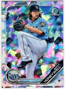 BRENT HONEYWELL - 2019 BOWMAN CHROME PROSPECTS SAPPHIRE RC - Picture 1 of 2