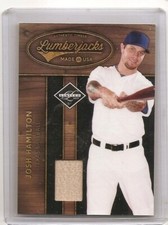 2011 Panini Limited Josh Hamilton Lumberjacks Bat Card /299 Texas