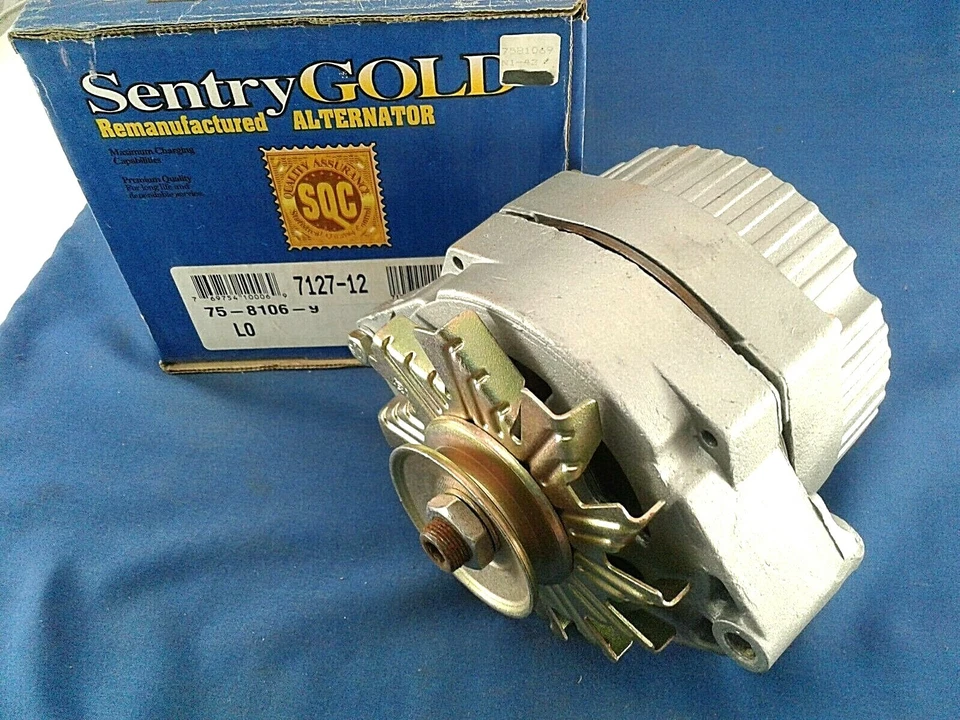 Alternador Sentry 7127-12 Buick Chevrolet Olds Pontiac GMC Chevy Trks Jeep 68-86 Foto 1 de 4