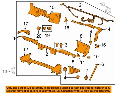 GM OEM 07-14 Sierra 1500 Rear Bumper Bumper Components-Bumper 20899965 - Image 1 of 2