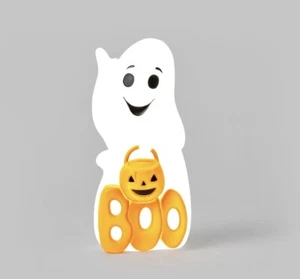2022 Hyde Eek Halloween Light Up Ghost Decorative Blow Mold Pumpkin Not Mint - Picture 1 of 1