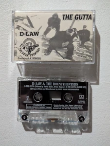 D-LAW & THE BOUNTYHUNTERS The Gutta ORIGINAL 1993 Cassette Demo Tape CT Hip-Hop - Picture 1 of 3