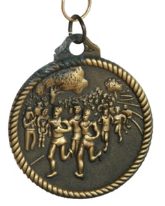 Cross Country Runner Marathon Finisher Medal * Blank Name Place Time NotEngraved - Picture 1 of 7