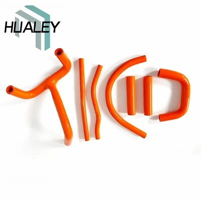 Orange Silicone Hose For 1994-2007 KTM 400 620 625 640 660 LC4 Adventure Duke II - Image 1 of 4