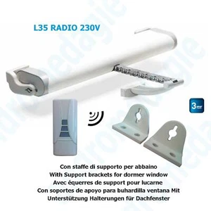 LIWIN RADIO 350N 230V WHITE + R1 CONTROL WHITE + BRACKETS FOR SKYLIGHT Comunello - Imagen 1 de 10