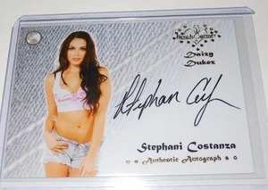 TARJETA COLECCIONABLE AUTÓGRAFA ACTUALIZACIÓN DAIZY DUKEZ BENCHWARMER 2015 STEPHANI COSTANZA - Imagen 1 de 1