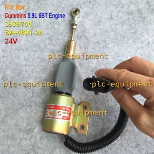 Elettrovalvola 24V 3939701 adatta per motori Cummins 4BT 6BT 5,9L SA-4891-24 24V - Foto 1 di 6