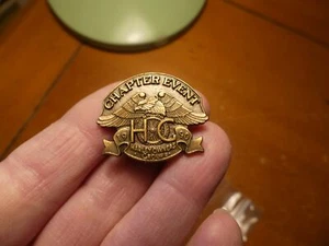HOG Harley Davidson Owners Group 1990 Chapter Event Commemorative Pin 250402 - Picture 1 of 4