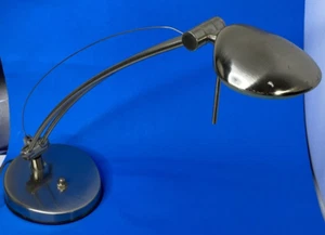 Vintage MCM UFO Untertasse Tisch Schreibtisch Lampe Licht getestet 20" - Bild 1 von 14
