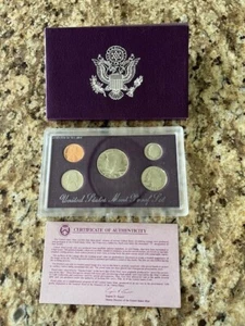 1992-S US Mint Proof Set 5 Coin Set OGP COA Original Government Packaging - Picture 1 of 1