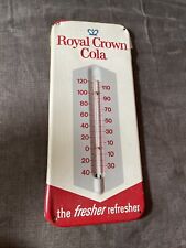 ~~Vintage RC ROYAL CROWN COLA Thermometer Tin Soda Sign~~