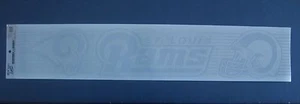 ST. LOUIS RAMS COCHE/VENTANA PEGAMENTO 5"" x 25"" EXTRAÍBLE REUTILIZABLE NUEVO WINCRAFT SPORTS - Imagen 1 de 1