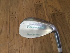 Tour Edge Fiber Sonic Super Spin 60 Sand Wedge SW Precision Matched steel RH - Picture 1 of 7