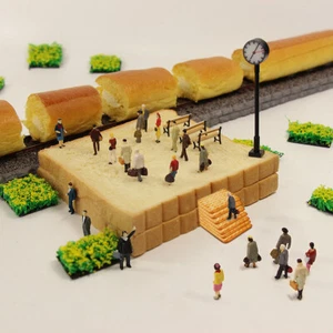 40-80pcs Different 1:87 HO Scale All Standing People Figure Model Train Layout - Picture 1 of 5