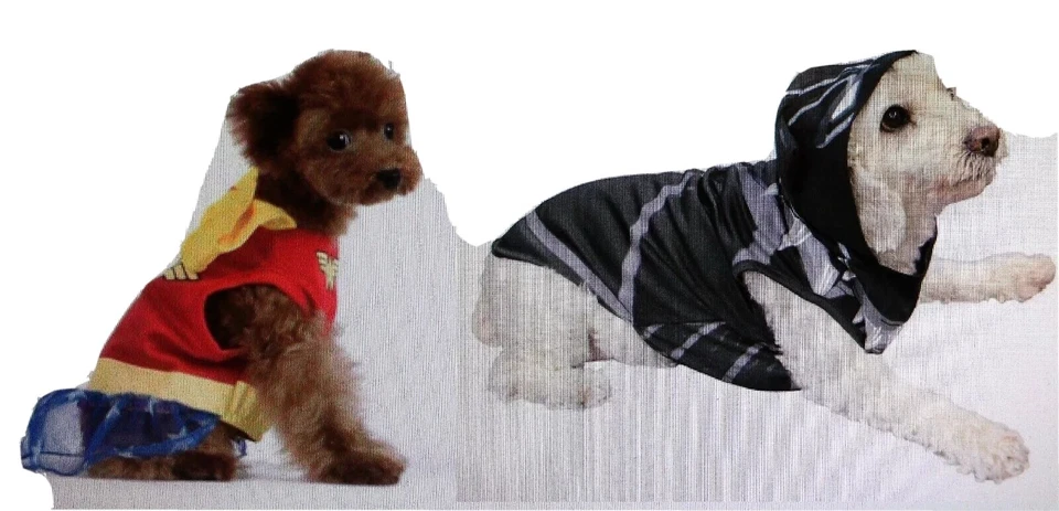 FETCH FOR PETS New Comics Avenger Justice League Black Panther Wonder Woman dog costume XS S