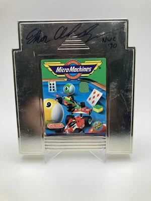 Micro Machines Nintendo NES Autographed NWC Thor Aackerlund World Championships - Image 1 of 2