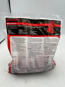 Buchanan WireTwist Drahtverbinder WT6-B 250 Stück rot Twist-On Drahtmuttern Packung - Bild 1 von 5