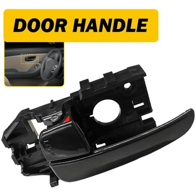Left Black For Hyundai Elantra 2001 2002 2003 2004-06 Inner Door Handle Inside M - Imagem 1 de 4