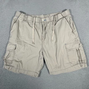 Tommy Bahama Shorts Herren XL hellbraun Cargo Kordelzug 8" Freizeit Strand Baumwolle - Bild 1 von 8