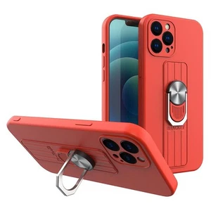 Silikonowe etui z uchwytem i podstawką Ring Case do Samsung S21+ - Zdjęcie 1 z 3