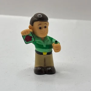 Blue's Clues Steve 1998 con práctico cuaderno Dandy figura vintage Viacom de 2,5" - Imagen 1 de 3