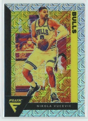 2020-21 Panini Flux #25 Nikola Vucevic Chicago Bulls Silver Mojo Prizm - Image 1 of 2