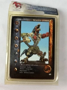 SEALED Rackham Confrontation Wolfen Zombie 3 Metal Miniature With Card 2002 - Picture 1 of 2