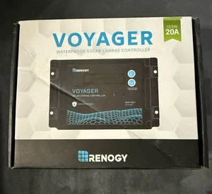 Renogy Voyager 20A 12V/24V PWM Waterproof Solar Charge Controller w/ LCD Display - Picture 1 of 4