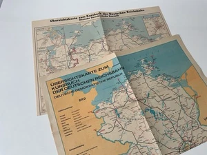 Übersichtskarten zum Kursbuch der Deutschen Reichsbahn DDR von 1971 / 1984 Jahr - Bild 1 von 24