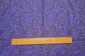 Paula Nadelstern Opulence Cotton Quilt Fabric Purple Blue 1 Yd Benartex - Picture 1 of 4
