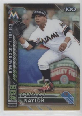 2016 Bowman Bowman Scouts' Top 100 Gold Refractor /50 Josh Naylor #BTP-98 - Image 1 of 2